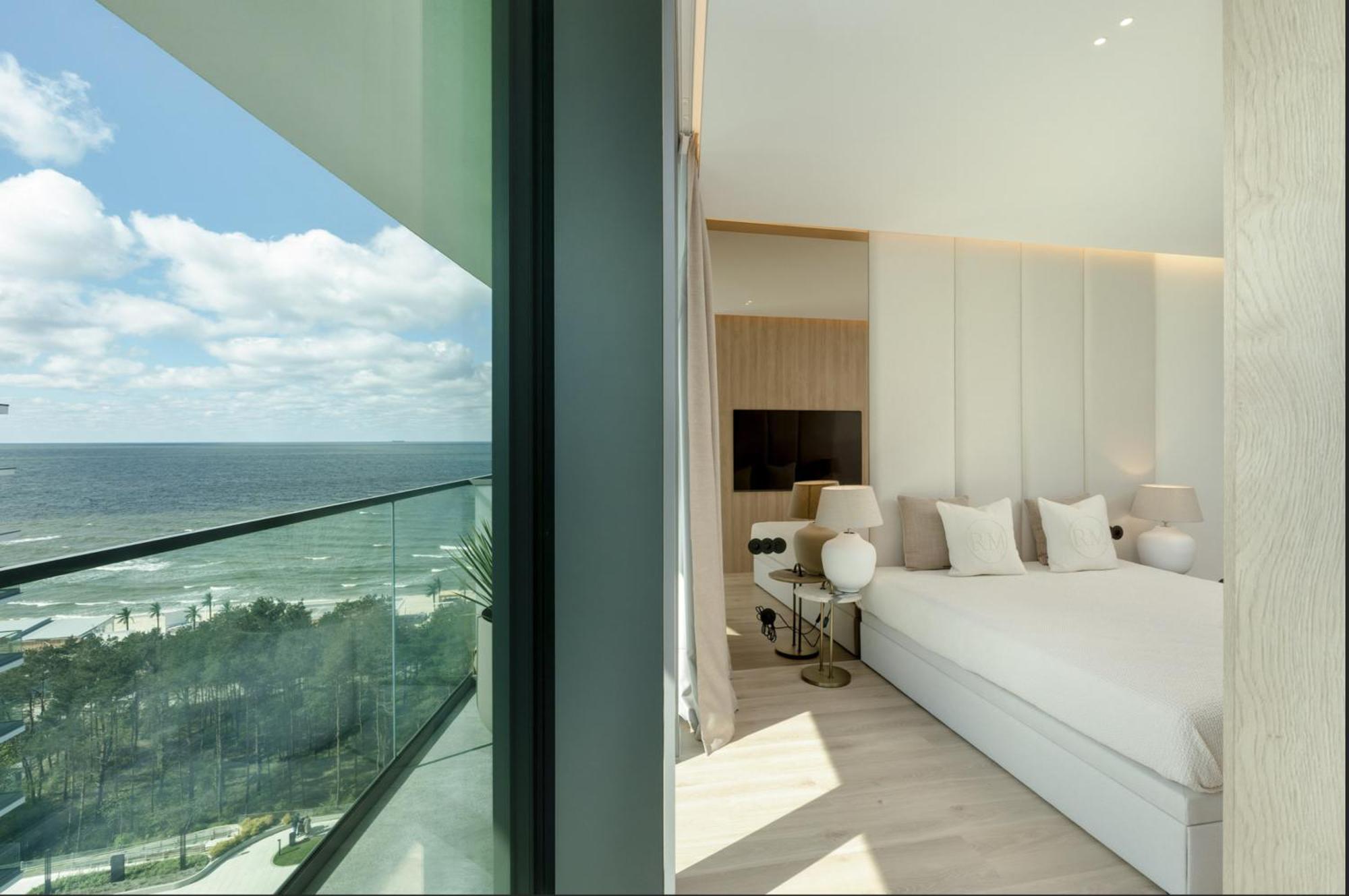 Wave Sea View Apartment Miedzyzdroje Bagian luar foto